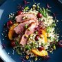 Roast duck, cherry & couscous salad