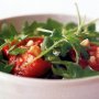 Roast tomato, wild rocket & macadamia salad