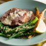 Roast turkey with white wine sauce and gremolata vegetables