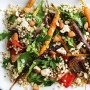 Roast vegetable and buckwheat salad