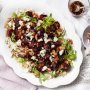 Roasted beetroot and barley salad with balsamic and blue cheese