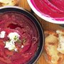 Roasted beetroot soup