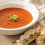 Roasted red capsicum & tomato soup