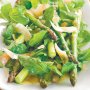 Rocket, asparagus and parmesan salad