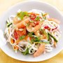 Ruby grapefruit & prawn noodle salad