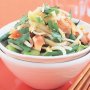 Salmon & bok choy udon noodles