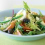 Salmon nicoise salad