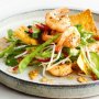 Salt and pepper prawns with crispy Asian salad