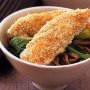 Sesame chicken & bok choy noodles