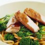 Sesame ginger noodles with pork & broccolini