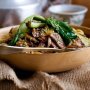 Sesame pork with five-spice oyster sauce
