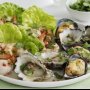 Shellfish salad with lime & chilli dressing