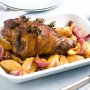 Slow roasted Greek lamb