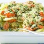 Smoked-trout pasta bake with parsley crumbs