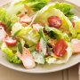 Smoked trout salad with creamy tarragon dressing