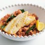 Snapper with tomato & parsley couscous