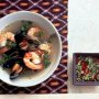 Sour prawn and mussel soup