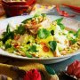 Soy-poached chicken, cabbage & pineapple salad