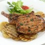 Spanish pork cutlets with chargrilled potatoes