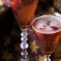 Sparkling rosé with raspberry liqueur