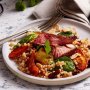 Spiced beef and pearl couscous salad
