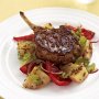 Spiced veal cutlets with warm potato salad