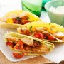 Spicy fish tacos with fresh tomato salsa