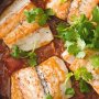 Spicy Mexican fish with tomato lime sauce