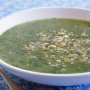 Spinach and leek soup