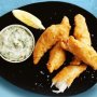 Super-crispy fish fingers with creamy tartare