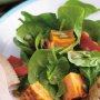 Sweet potato and spinach salad