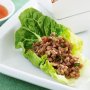 Sweet Thai pork in lettuce cups
