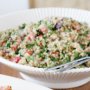 Tabouli with chargrilled vegetables