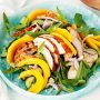 Tandoori chicken and mango salad with lime dressing