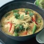 Thai-style red curry soup