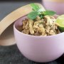 Thai chicken curry with limes and lemongrass