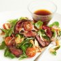 Thai kangaroo salad with crisp-fried garlic