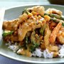 Thai red curry chicken & vegetable stir-fry