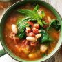 Tomato, chorizo and bean soup