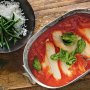 Tomato and onion baked fish