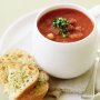 Tomato & chickpea soup with gremolata toasts (low-fat)