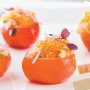 Tomatoes stuffed with smoked salmon and capers