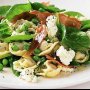Tortellini salad with crispy prosciutto and spinach