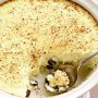 Traditional-style baked rice custard