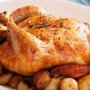 Traditional French roast chicken