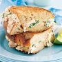 Tuna and provolone sandwich