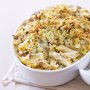 Tuna mornay with orange & leek