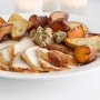 Turkey with pancetta and herb stuffing