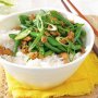 Twice-cooked green bean and pork stir-fry