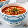 Vegetable and macaroni soup